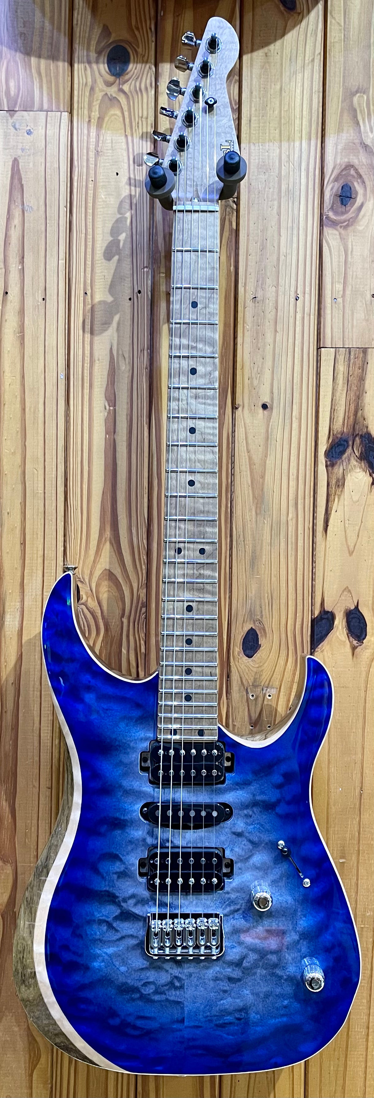 LSL Instruments XT4 Deluxe - Trans Blue Burst - 'Boracay'